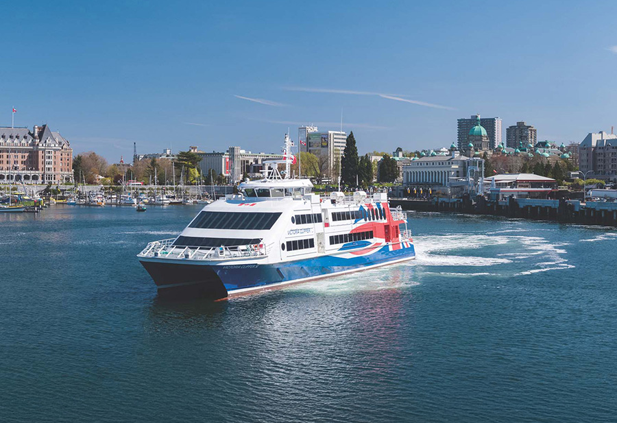 FRS Clipper ferry in Victoria inner harbour FRS Clipper ferry in Victoria inner harbour